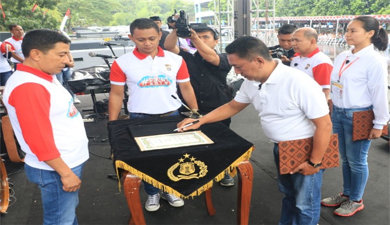 Teken Pakta Integritas, Kapolda Jamin Penerimaan Anggota Polri Bersih