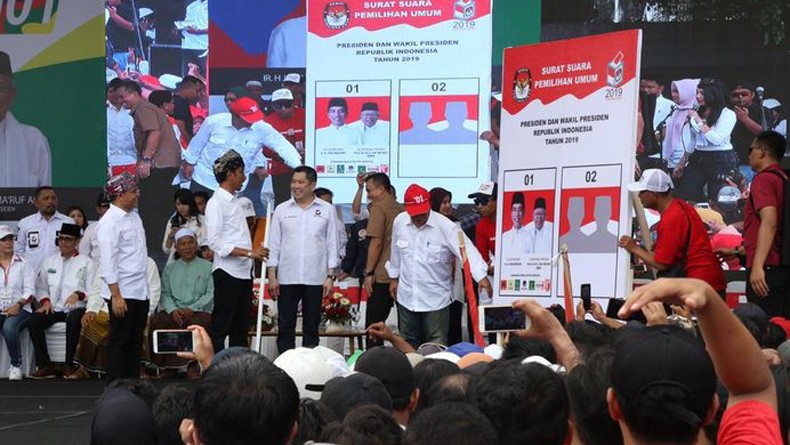Dampingi Jokowi Kampanye di Banyuwangi, HT Kian Yakin Menang di Jatim