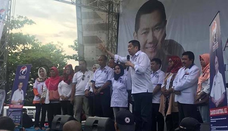 Kampanye di Pekalongan, HT Ajak Masyarakat Menangkan Perindo