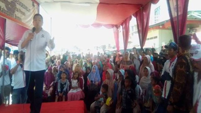 Kampanye di Brebes, Ketum Perindo HT Dicurhati Ratusan Nelayan