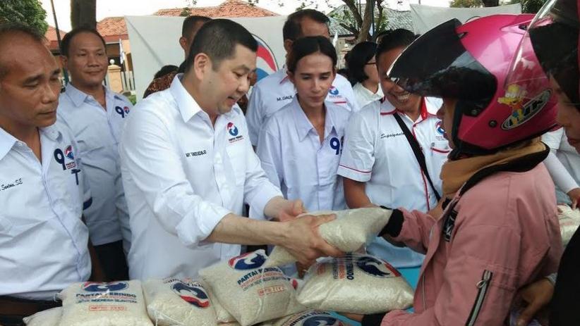 Turun Layani Warga saat Bazar Perindo, HT: Kami Ingin Rakyat Sejahtera