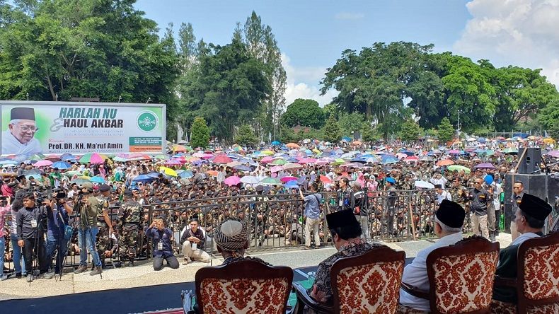 Ma'ruf Amin Hadiri Harlah ke-93 NU di Wonosobo