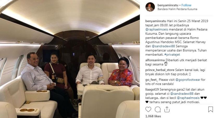 Umur 1 Tahun, Putra Sandra Dewi & Harvey Moeis Punya Jet Pribadi