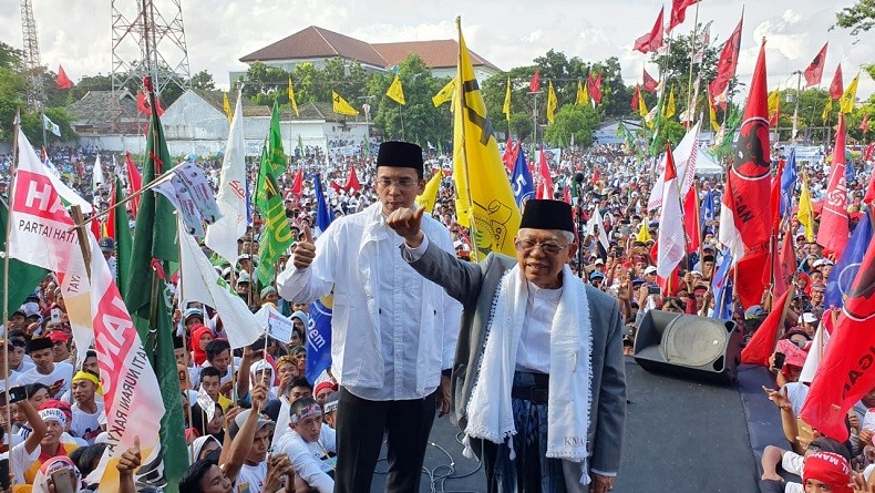 Ponpes Attohiriyah Praya NTB Ikrar Dukungan ke Jokowi-Ma'ruf Amin