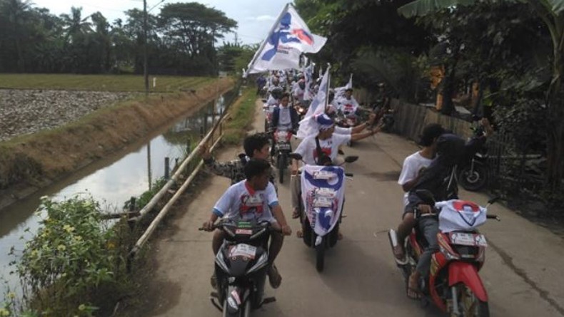 Kampanye Terbuka, Kader dan 29 Caleg Perindo Konvoi Keliling Maros