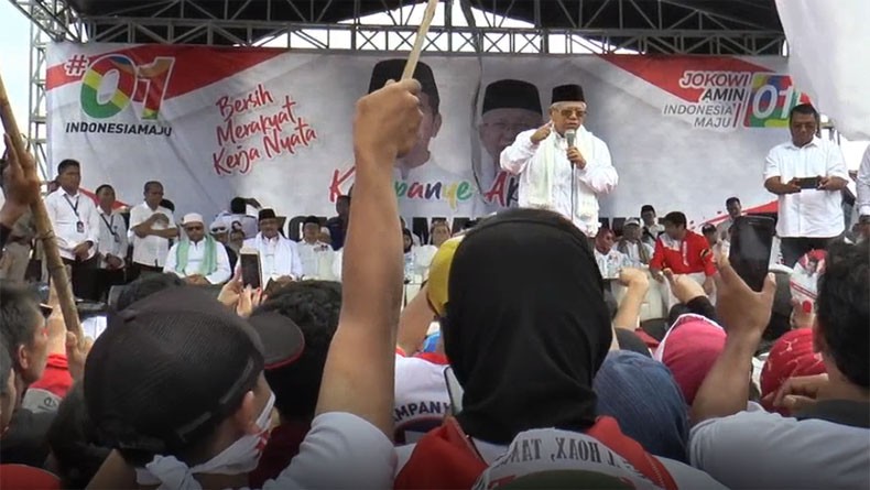 Yakin Menang Tebal di Bogor, Kiai Ma'ruf Targetkan 70 Persen Suara