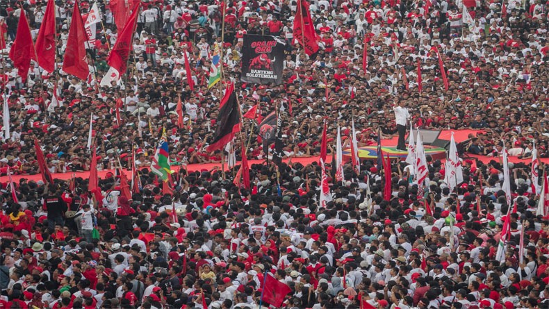 Jokowi Minta Pendukungnya di Solo Raya Harus Berani Melawan Hoaks