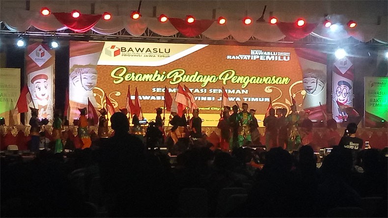 Ciptakan Pemilu Damai, Bawaslu Jatim Gelar Serambi Budaya Pengawasan