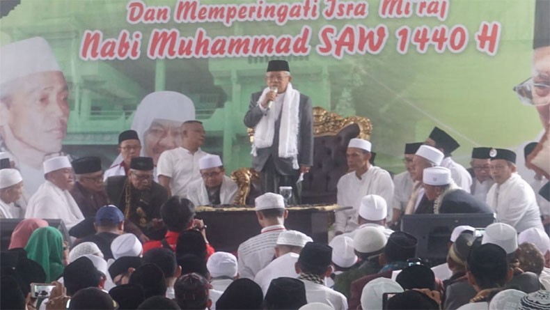 Didukung Kiai dan Ulama, Ma'ruf Amin: Minimal 60 Persen Suara di Bogor