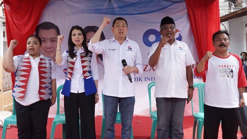 HT dan Liliana Tanaja Hadiri Bazar Murah Serentak Partai Perindo - Bagian 2