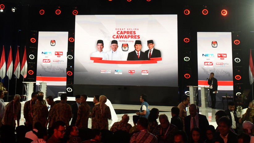 Foto-Foto Suasana Debat Kelima Capres Cawapres 2019 - Bagian 1