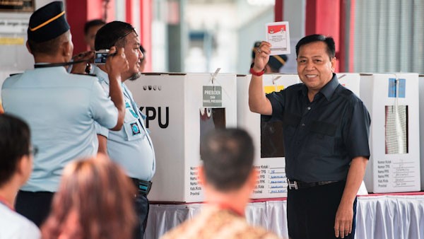 Setnov dan Warga Binaan Nyoblos di Lapas Sukamiskin - Bagian 1