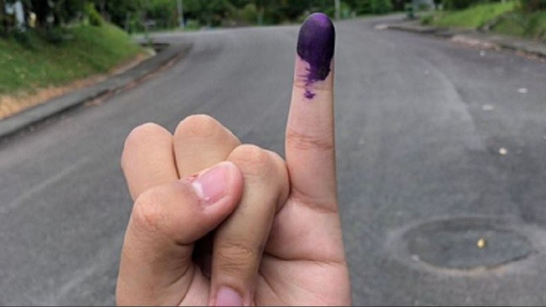 Marah Jarinya Dicelup Tinta, Pria di Blitar Ngamuk Serang Anggota KPPS