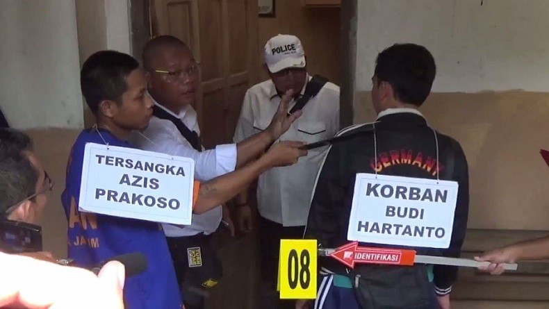 Rekonstruksi Mutilasi Guru Honorer di Blitar, Korban Tewas Dibekap