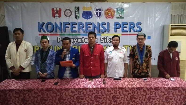Elemen Mahasiswa Cipayung Plus Minta Kegaduhan Cebong-Kampret Diakhiri