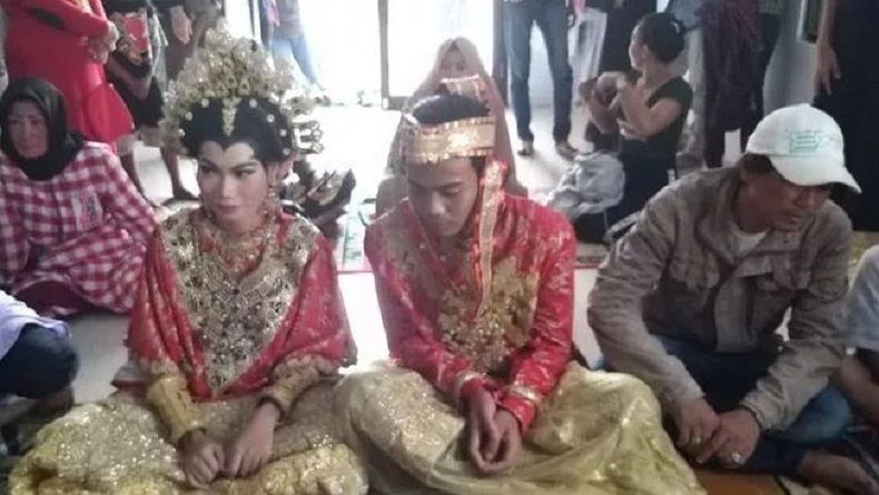 Tolong Mertua, Pemuda di Makassar Ini Menikah di Kantor Polisi