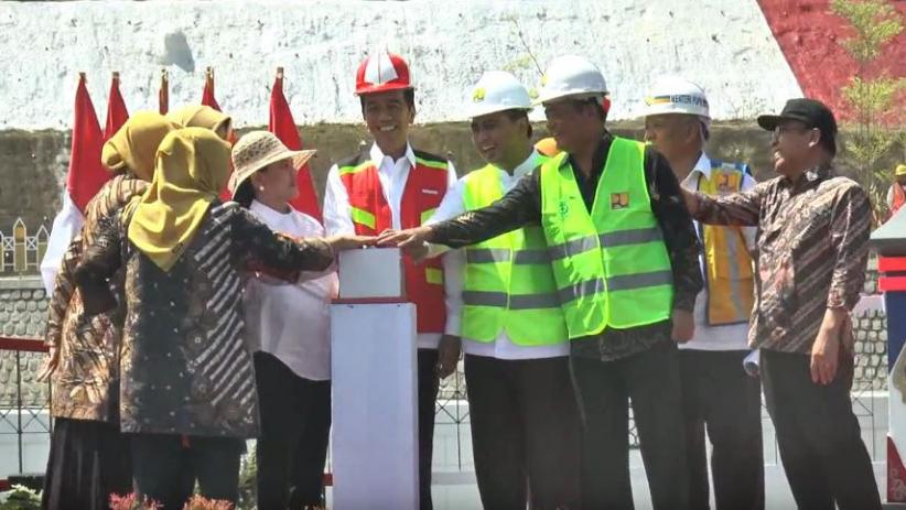 Presiden Jokowi Resmikan Bendungan Gondang di Karanganyar