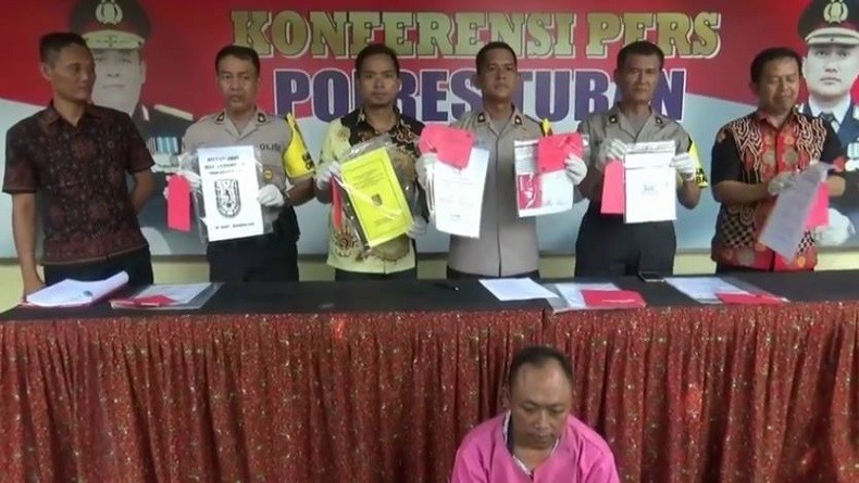 Korupsi Dana Desa, Kepala Desa Glondonggede Kabupaten Tuban Ditangkap Polisi