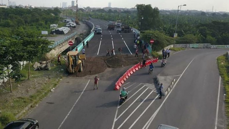 Dishub Surabaya Mulai Uji Coba Jalur MERR Gununganyar-Sidoarjo