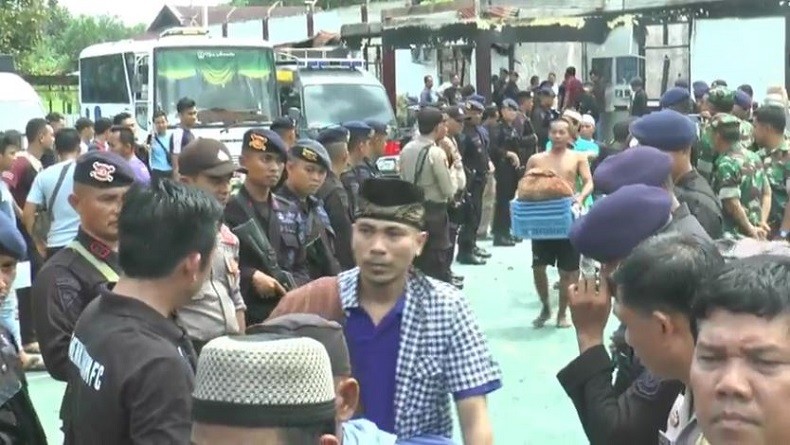Pascakerusuhan, Ratusan Napi Rutan Siak Dipindah ke Pekanbaru dan Bangkinang