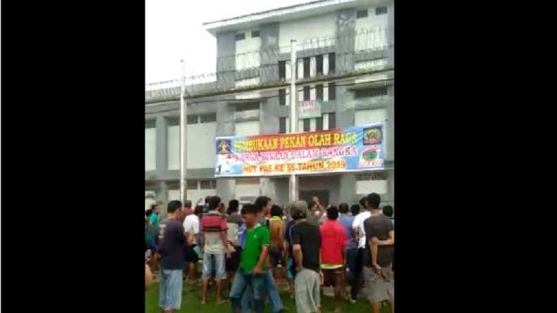 Lapas Narkoba di Langkat Rusuh, Ratusan Napi Kabur