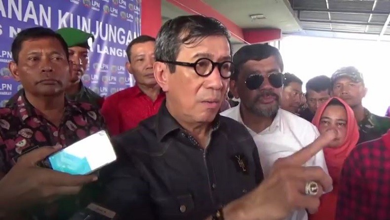 Tinjau Lapas Langkat, Menkumham: Kalapas Karutan, Semua Dibuang karena Berbahaya