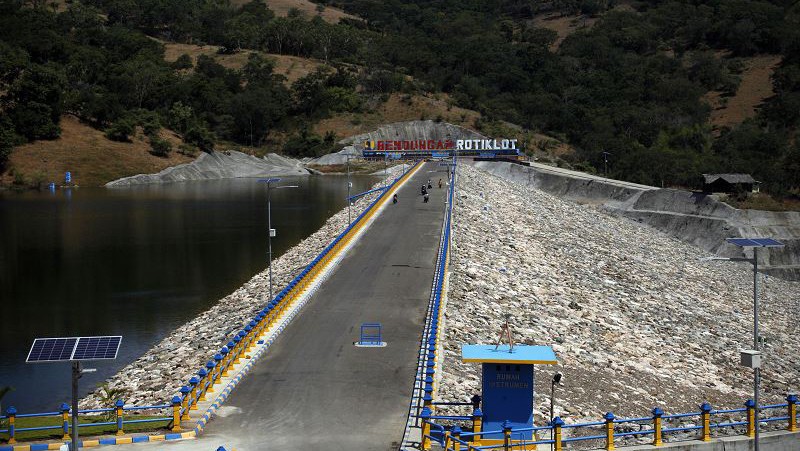 Presiden Jokowi Resmikan Bendungan Rotiklot di Belu NTT