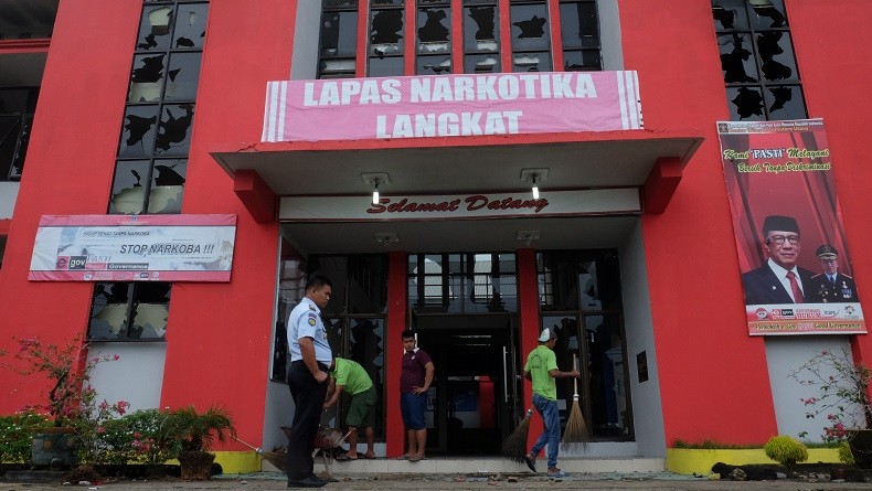 62 Napi Lapas Narkotika Langkat Masih Buron Pascakerusuhan, Ini Nama-namanya