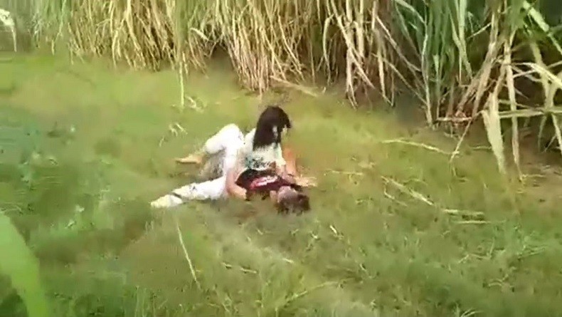 Viral, Video 2 Siswi SMP Negeri di Subang Saling Baku Hantam di Kebun Tebu