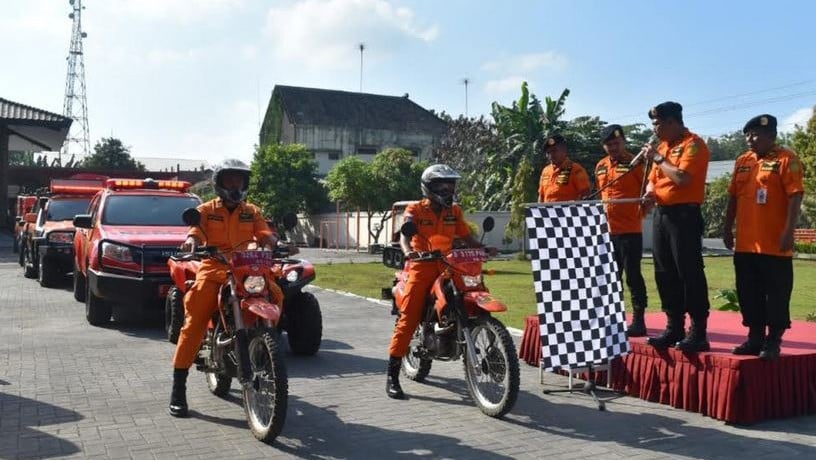 Apel Pasukan Siaga Lebaran 2019, Basarnas Yogyakarta Siagakan 70 Personel  
