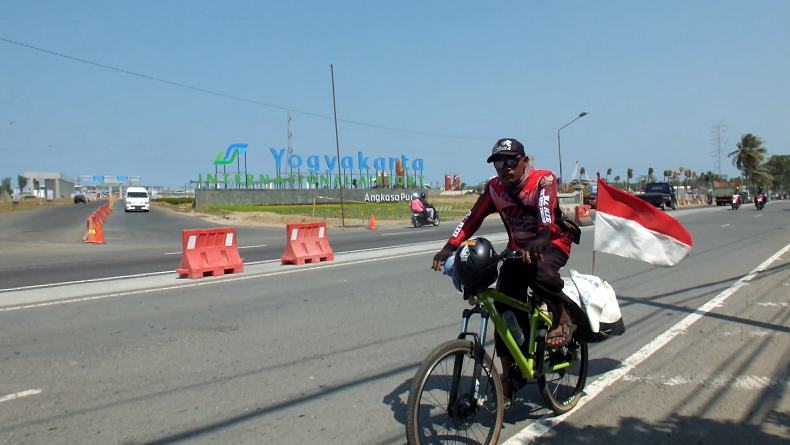 Mudik Tasikmalaya-Pasuruan, Pria ini Tempuh 635 Km dengan Sepeda