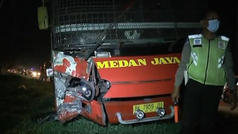 Bus Tabrak dan Seret Motor 60 Meter di Asahan, Pengendara Tewas Mengenaskan