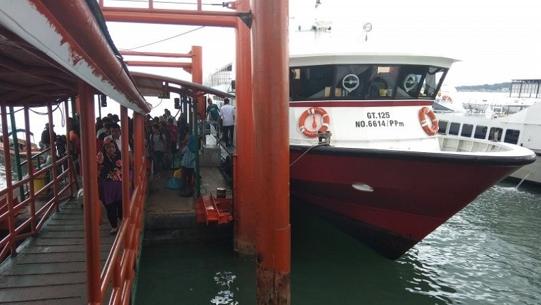 H+4 Lebaran, Penumpang Padati Pelabuhan SBP Tanjungpinang Kepri