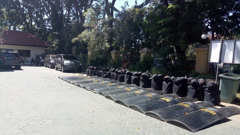 Lebih dari 100 Polisi Jaga Ketat Sidang Putusan Ahmad Dhani di PN Surabaya