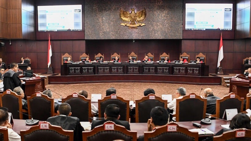 Suasana Sidang Perdana Sengketa Pilpres di MK, Prabowo-Sandi Tak Hadir - Bagian 1