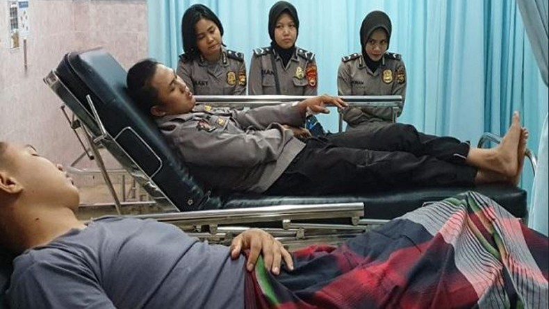 2 Anggota Polisi Luka-Luka Dibacok Warga Bengkulu Tengah saat Bertugas