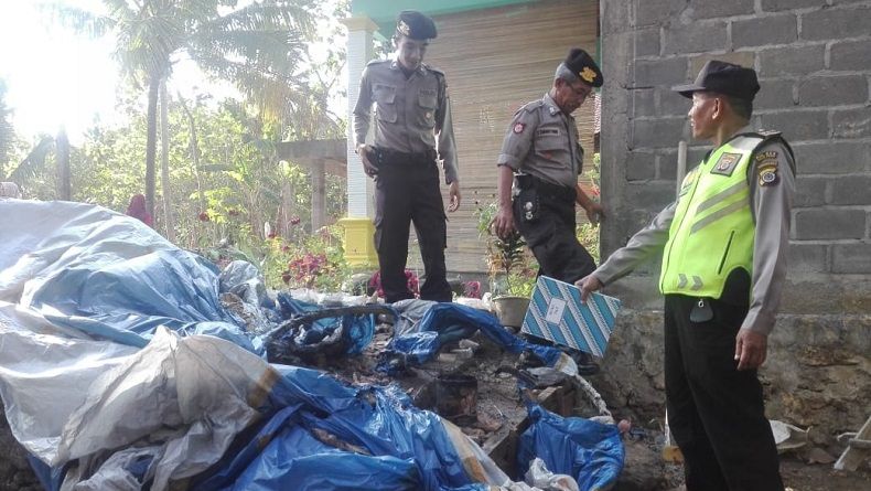 Masih Ada Nyala Api, Balon Udara Jatuh di Pekarangan Warga