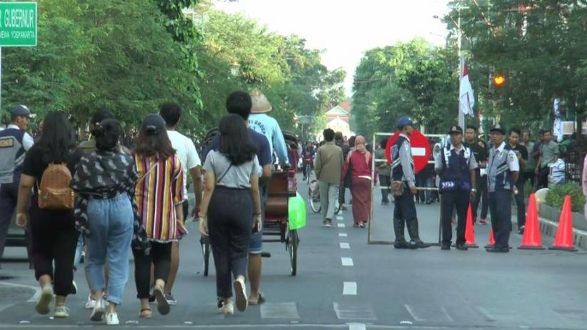 Uji Coba Kawasan Pedestrian di Jalan Malioboro, Kendaraan Tak Bisa Lagi Melintas