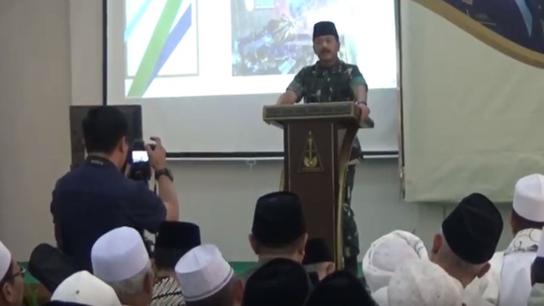 Silaturahmi Ulama di Jombang, Panglima TNI Jelaskan Penanganan Kerusuhan 22 Mei