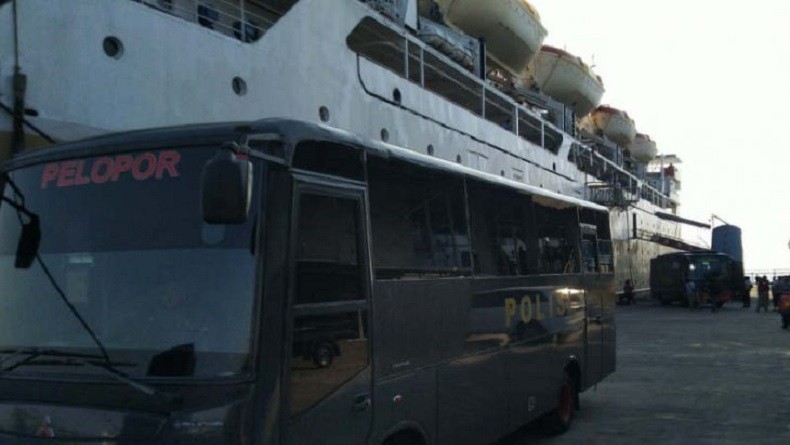 Rombongan Diduga Terkait Terorisme Diangkut Kapal dari Palangkaraya ke Semarang