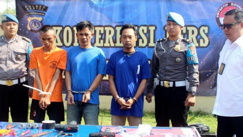 Polisi Tangkap 3 Pelaku Spesialis Pencurian Mobil Lintas Provinsi DIY-Jateng