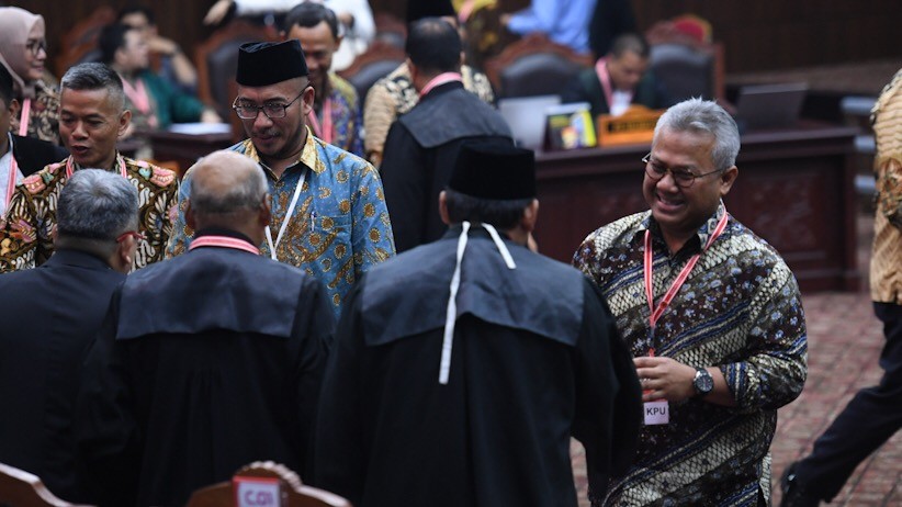 Suasana Sidang Putusan Sengketa Pilpres 2019 di MK - Bagian 3