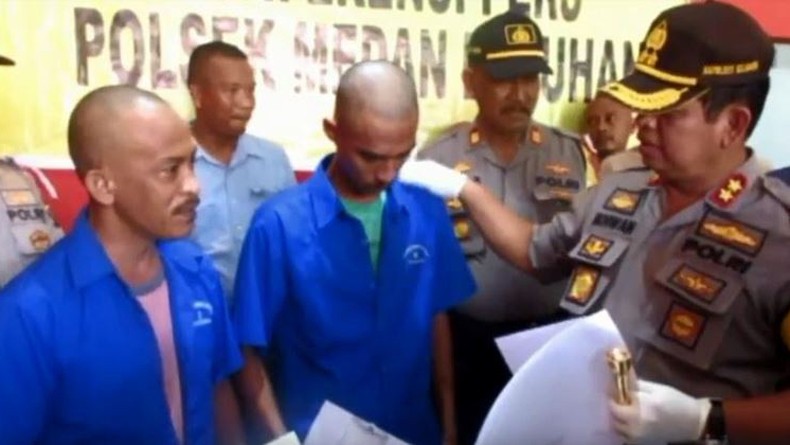 2 Pengedar Sabu di Sungai Mati Medan Labuhan Ditangkap saat Transaksi
