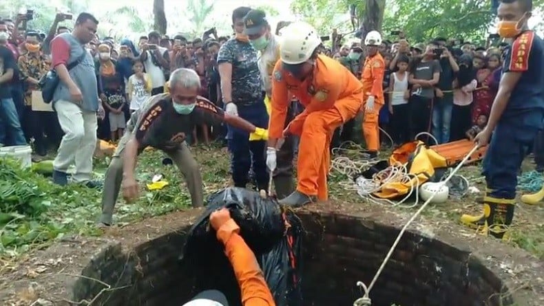 Warga Pulau Bandring Asahan Geger Temukan Mayat Pria di Sumur Perkebunan Karet