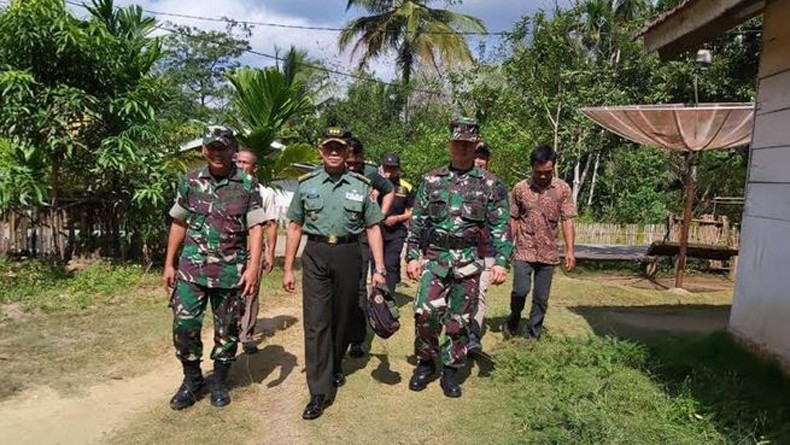 Tim Psikologi TNI AD Tinjau Lokasi TMMD ke-105 di Ladang Peris Batanghari Jambi