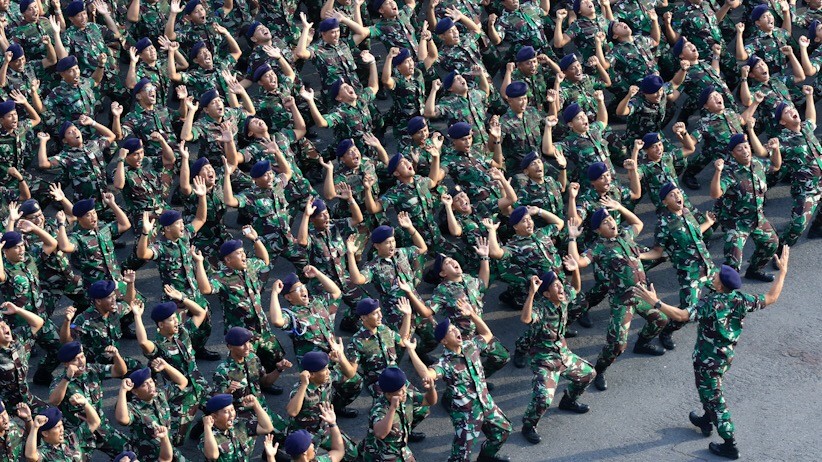 Ikuti Latihan Tempur, Ribuan Prajurit TNI AL Bergerak Menuju Pantai Banongan - Bagian 1
