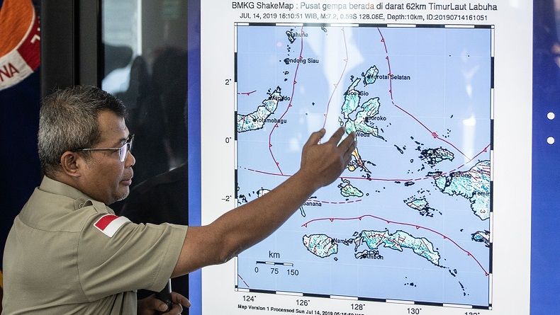 Penanganan Gempa di Halmahera Terkendala Masalah Akses