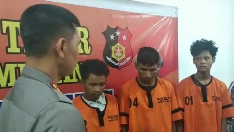 Polisi Tangkap Komplotan Begal Sadis di Medan
