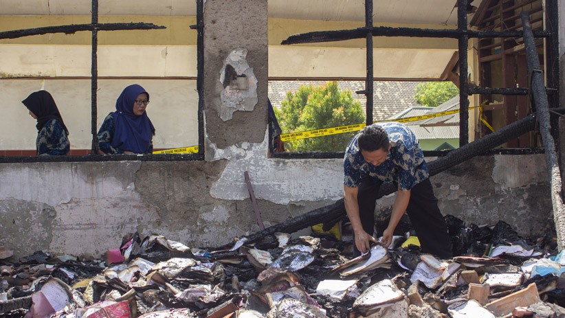 Gedung SDN 1 Cicinde Kawarang Terbakar, Kerugian Capai Rp1 Miliar