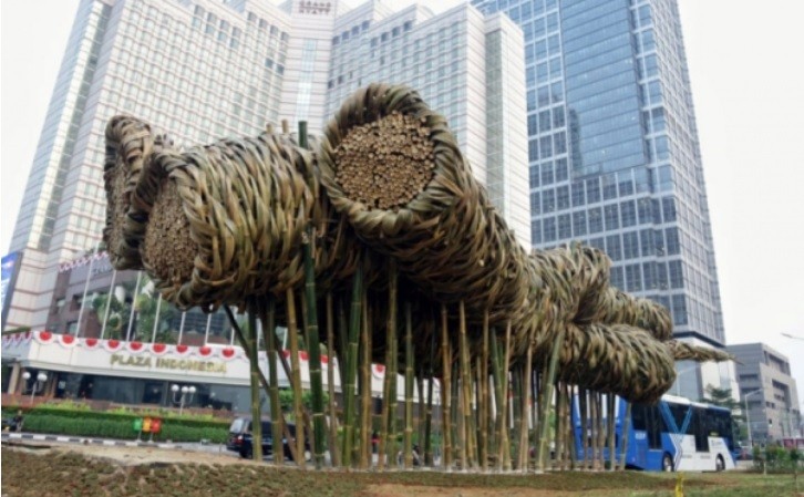 5 Fakta Seni Bambu Getah Getih Rp550 Juta, Ide Gerindra hingga Polusi Jakarta